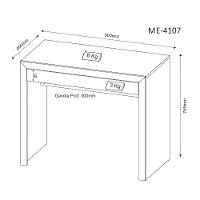 Conjunto Escritorio Completo 3 Peças Cj17 Branco Branco - 7