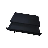 Mesa Office Com Gaveta Preto Em Mdf - 3