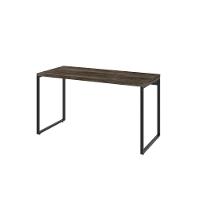 Mesa Office 135X60X75Cm Carvalho Dark / Est.Preta - 10