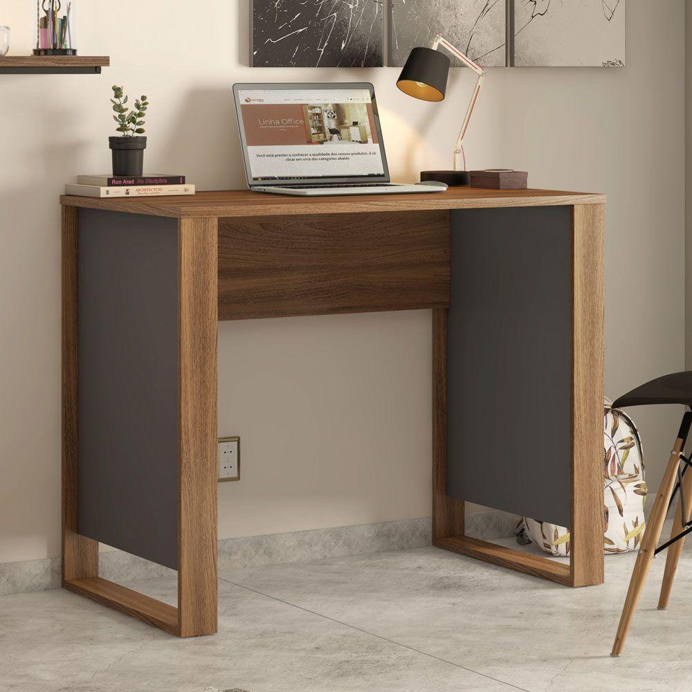 Mesa Para Computador Office Morada Amêndola Grafito 29500 - 2
