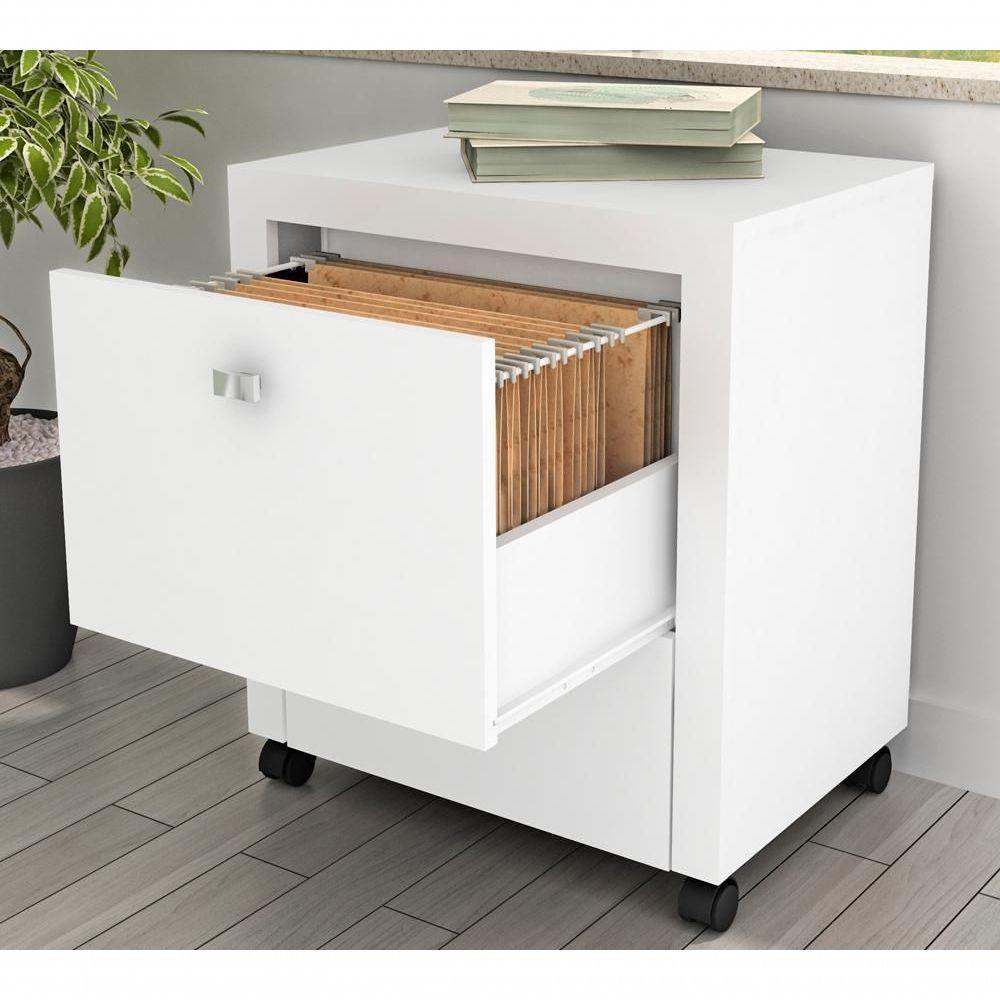 Conjunto Escritorio Completo 8 Peças Cj22 Branco Branco - 8