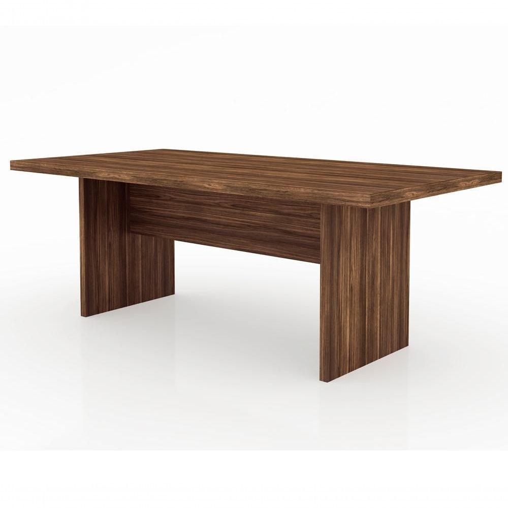 Conjunto Escritorio Completo 05 Peças Cj18 Nogal Nogal - 7