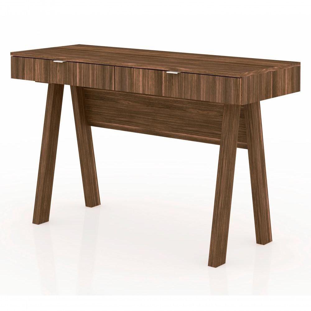 Mesa Para Computador / Escritorio Me4128 Nogal Nogal - 1