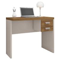 Mesa Com Gaveteiro Escritório 90 Cm Marrom Studio Caemmun - 7