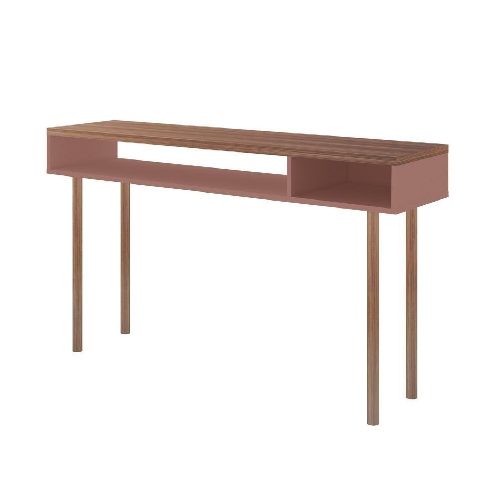 Mesa Para Computador Escrivaninha Multi Marrom Caemmun - 6