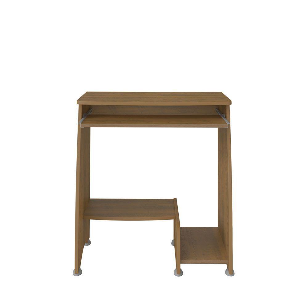 Escrivaninha Para Computador Pixel Pinho Com 3 Prateleiras - 4