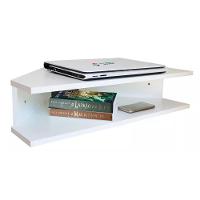Mesa Notebook Suspensa Canto Branco Em Mdf - 1