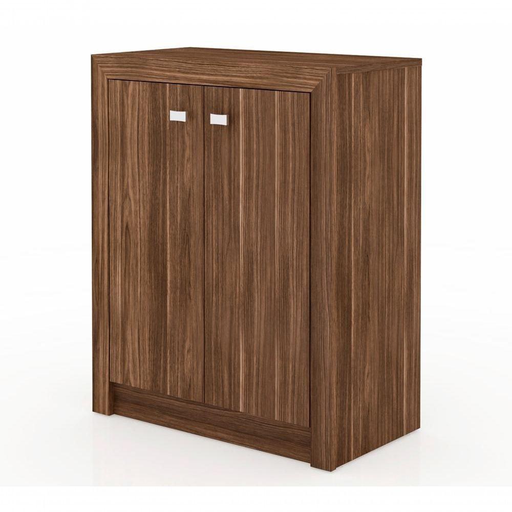 Conjunto Escritorio Completo 8 Peças Cj22 Nogal Nogal - 4