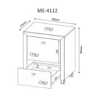 Conjunto Escritorio Completo 8 Peças Cj22 Nogal Nogal - 7