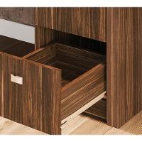 Conjunto Escritorio Completo 3 Peças Cj5 Nogal Nogal - 7