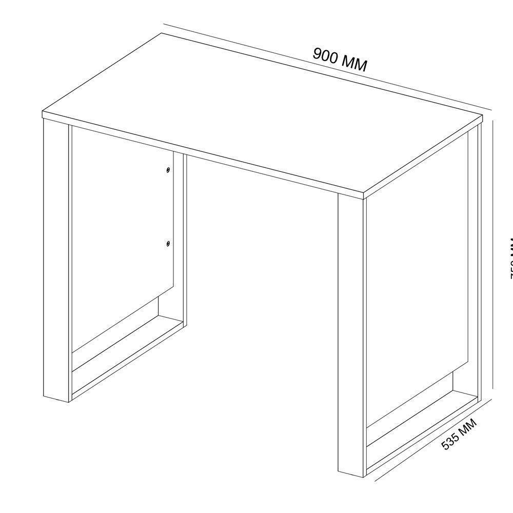 Mesa Para Computador Office Morada Branco 29500 Demóbile - 2