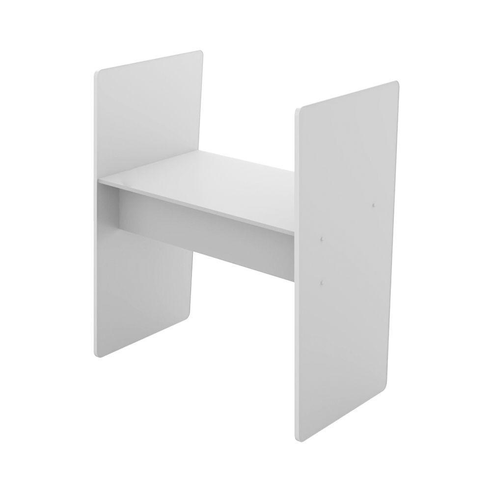 Mesa Call Center Branco Em Mdf - 1