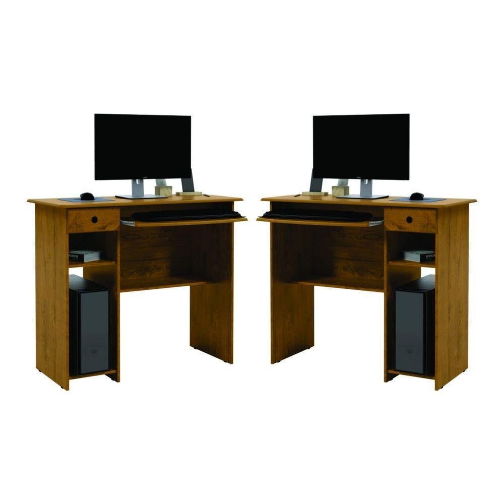 Conjunto Mesa De Computador Afrodite Freijo - 1