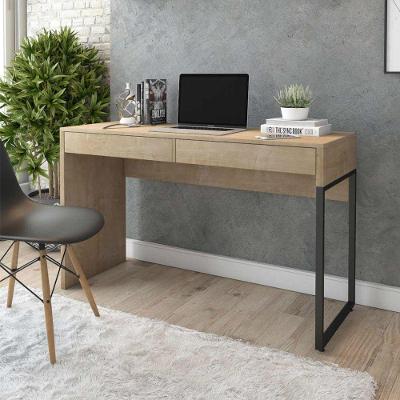 Mesa Para Computador Desk Com 2 Gavetas 120Cm Nature
