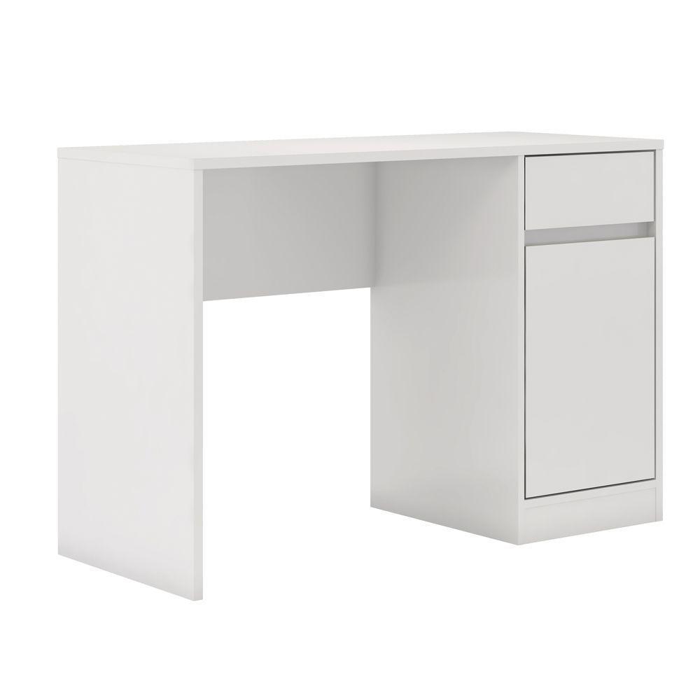 Escrivaninha 1 Porta 1 Gaveta Office Morada Branco 29600 - 1