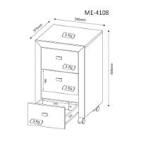 Conjunto Escritorio Completo 11 Peças Cj8 Rustico Rustico - 10