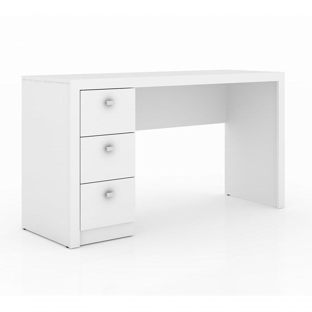 Conjunto Escritorio Completo 3 Peças Cj5 Branco Branco - 9