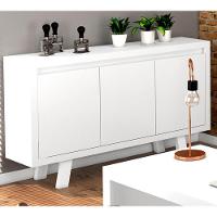 Armario Balcão Para Escritório Me4120 Branco Branco - 7