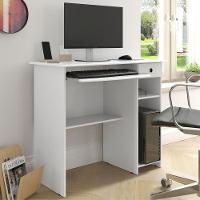 Conjunto Mesa De Computador Afrodite Branco - 4