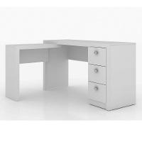 Conjunto Escritorio Completo 6 Peças Cj4 Branco Branco - 2