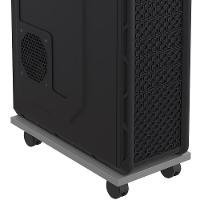 Kit 02 Suportes Para Cpu Com Rodízios Cyber L03 Cinza - 2