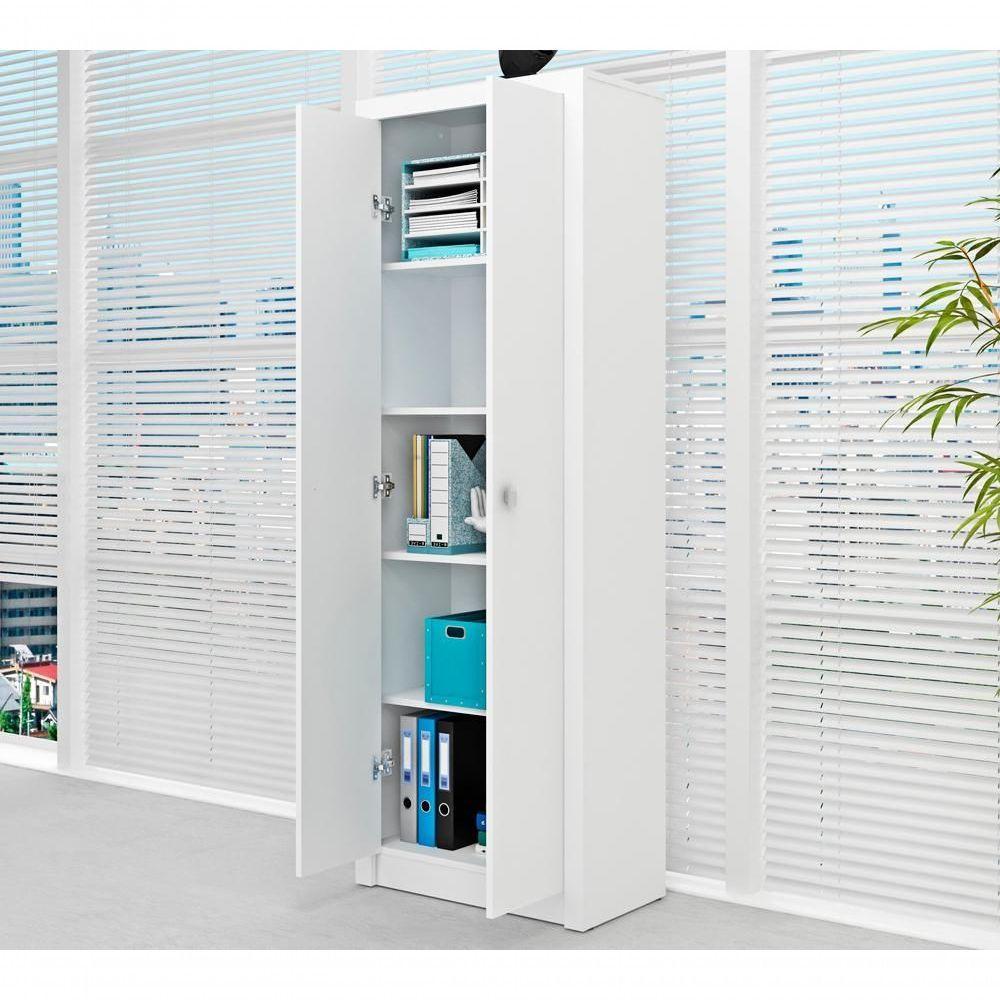 Conjunto Escritorio Completo 4 Peças Cj6 Branco Branco - 9