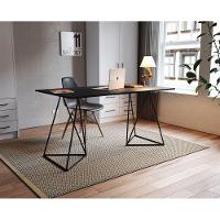 Escrivinha Mesa Bela Vista Preto E Tampo Preto - Cor: Preto - 2