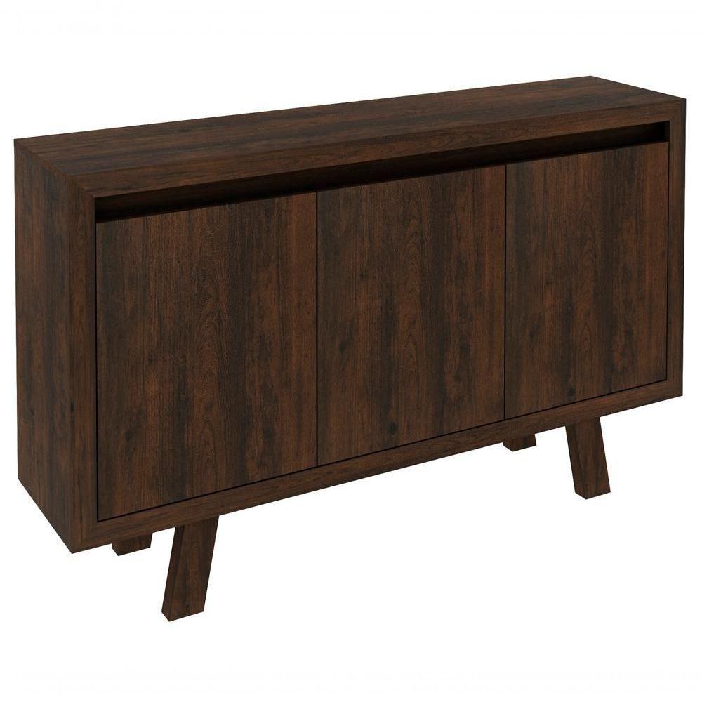 Conjunto Escritorio Completo 4 Peças Cj1 Rustico Rustico - 8