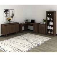 Conjunto Escritorio Completo 4 Peças Cj1 Rustico Rustico - 2