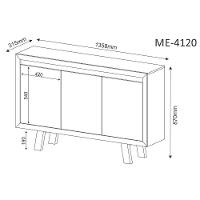 Conjunto Escritorio Completo 4 Peças Cj1 Rustico Rustico - 7