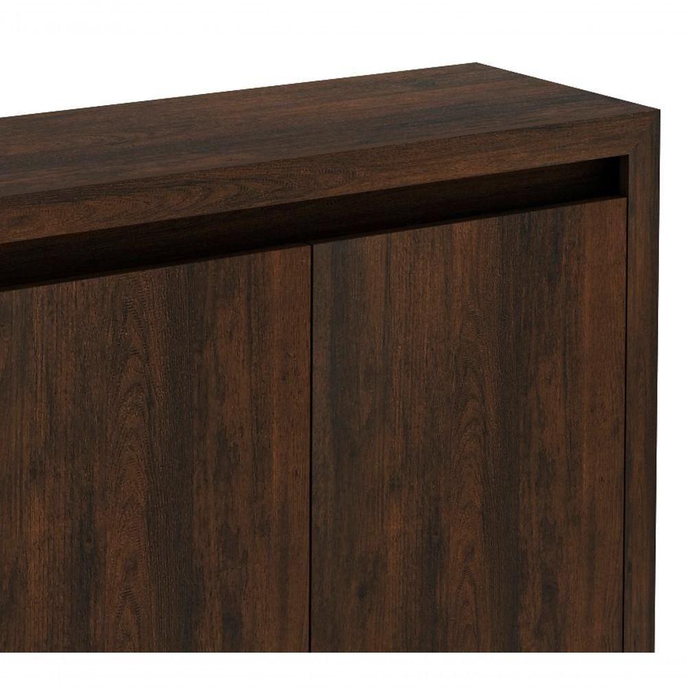 Armario Balcão Para Escritório Me4120 Rustico Rustico - 6