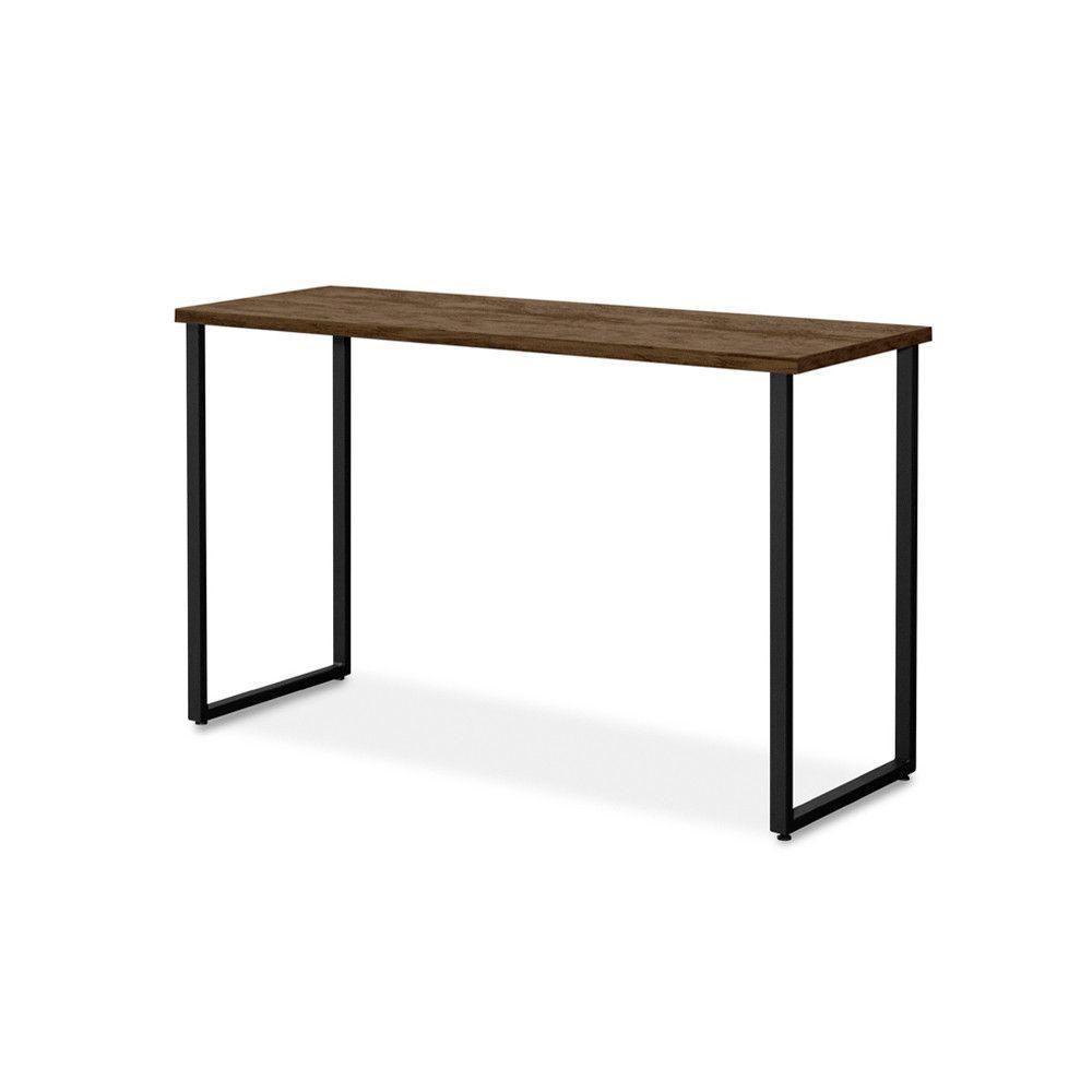 Escrivaninha Office 1,20 Klm Móveis Amadeirado Com Preto - 1