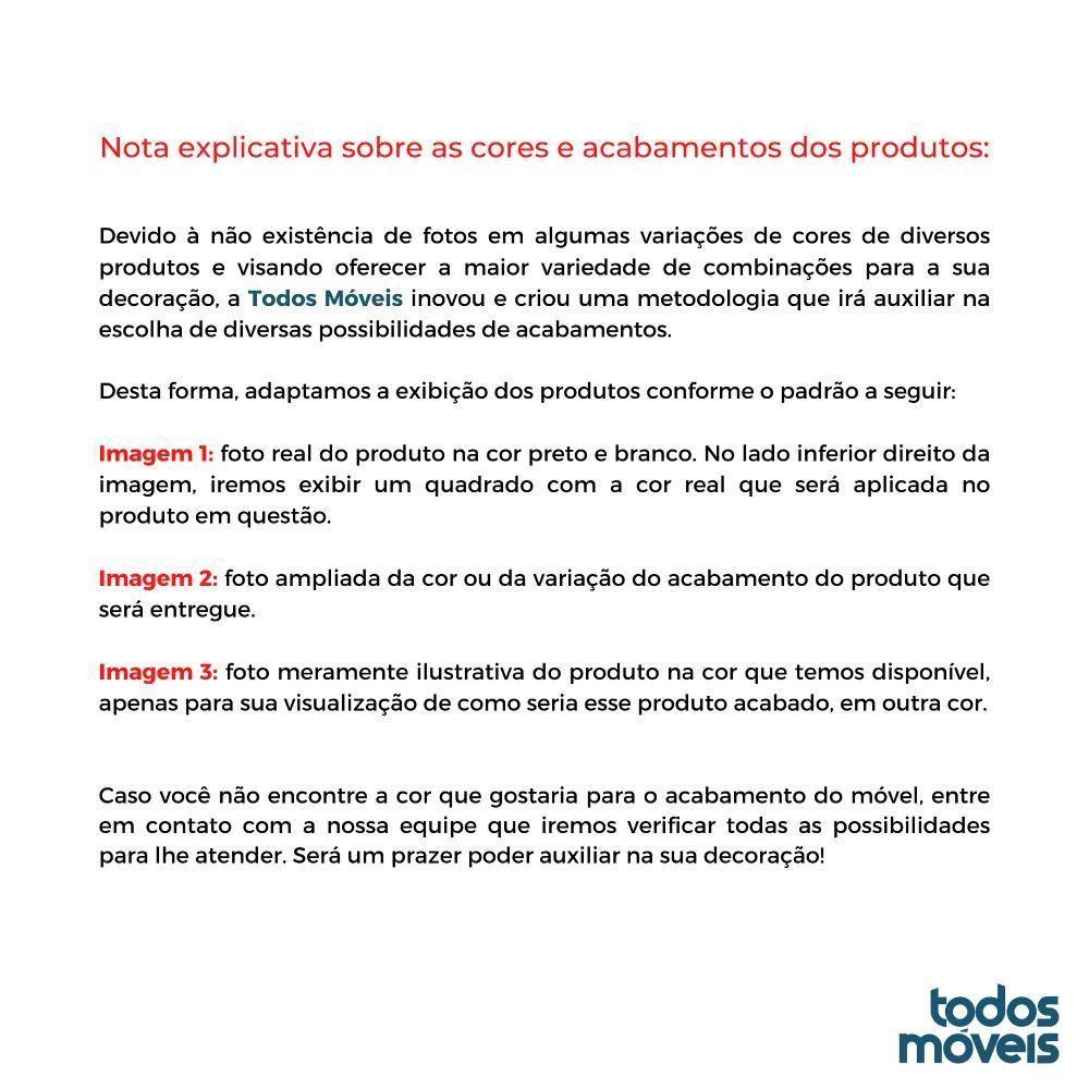 Mesa De Reunião Retangular 260 X 120 Cm Pé Tubular Pe25 Em Mdp Noce Naturalle Base Preta - 5