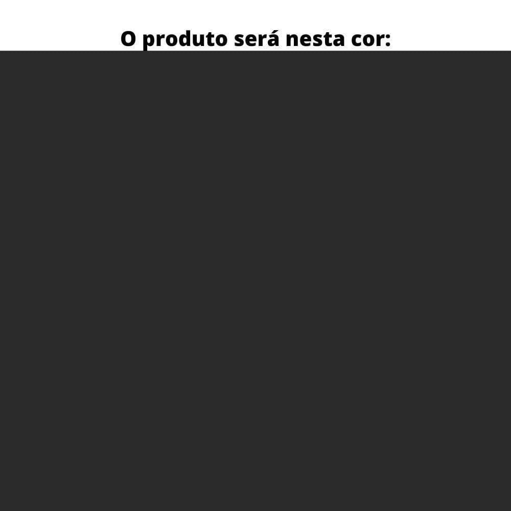 Mesa De Escritório Em L Pé Tubular Pe25 Em Mdp 125 X 125 X 60 Cm Preta Com Base Preta - 3