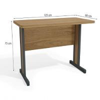 Mesa Secretária Office Versátil 123cm 1120 Kappesberg Itapua - 2