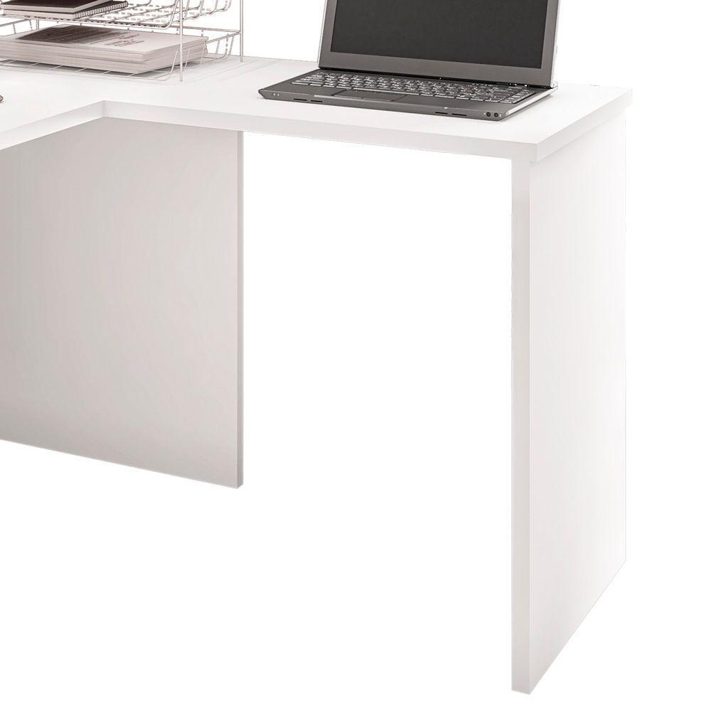 Mesa Escrivaninha Parati L01 Com Extensor - Doce Sonho Móveis Branco - 2