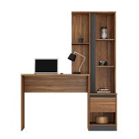 Escrivaninha Com Armário Office Morada Amendola/grafito Demóbile Amendola/grafito