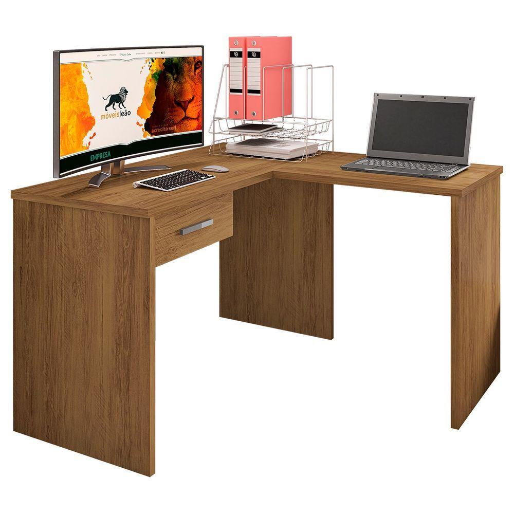 Mesa Escrivaninha Parati L01 Com Extensor E 1 Gaveta - Doce Sonho Móveis Freijó - 6