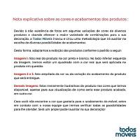 Mesa De Escritório Pé Painel Pe25 Em Mdp 90 X 45 Cm Preta Com Base Preta - 2