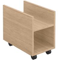 Suporte Para Cpu E Nobreak Com Rodízios Guide L03 Amadeirado - 1