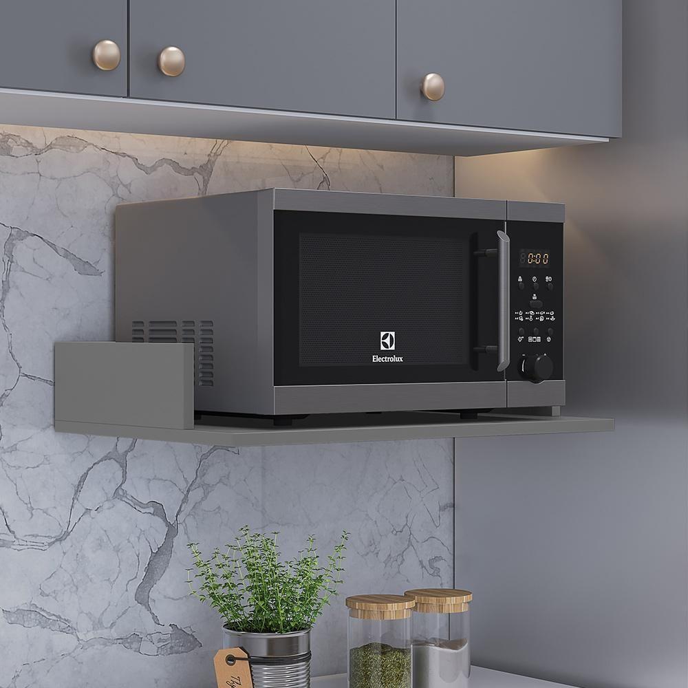 Suporte Suspenso Para Micro-ondas Forno 60x40 Cm Class L03 Cinza - 7