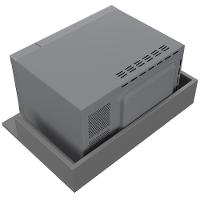 Suporte Suspenso Para Micro-ondas Forno 60x40 Cm Class L03 Cinza - 3