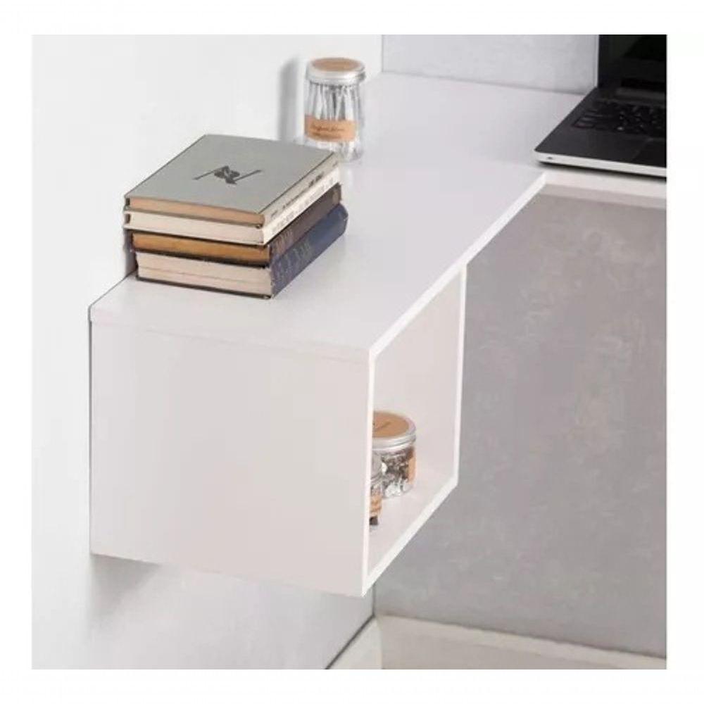 Mesa Escrivaninha Suspensa Para Escritório Miguel 100% Mdf - 2