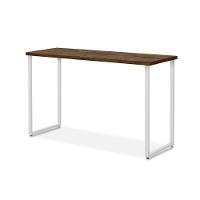 Escrivaninha Office 1,20 Klm Móveis Amadeirado Com Branco - 1