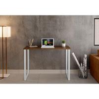 Escrivaninha Office 1,20 Klm Móveis Amadeirado Com Branco - 3