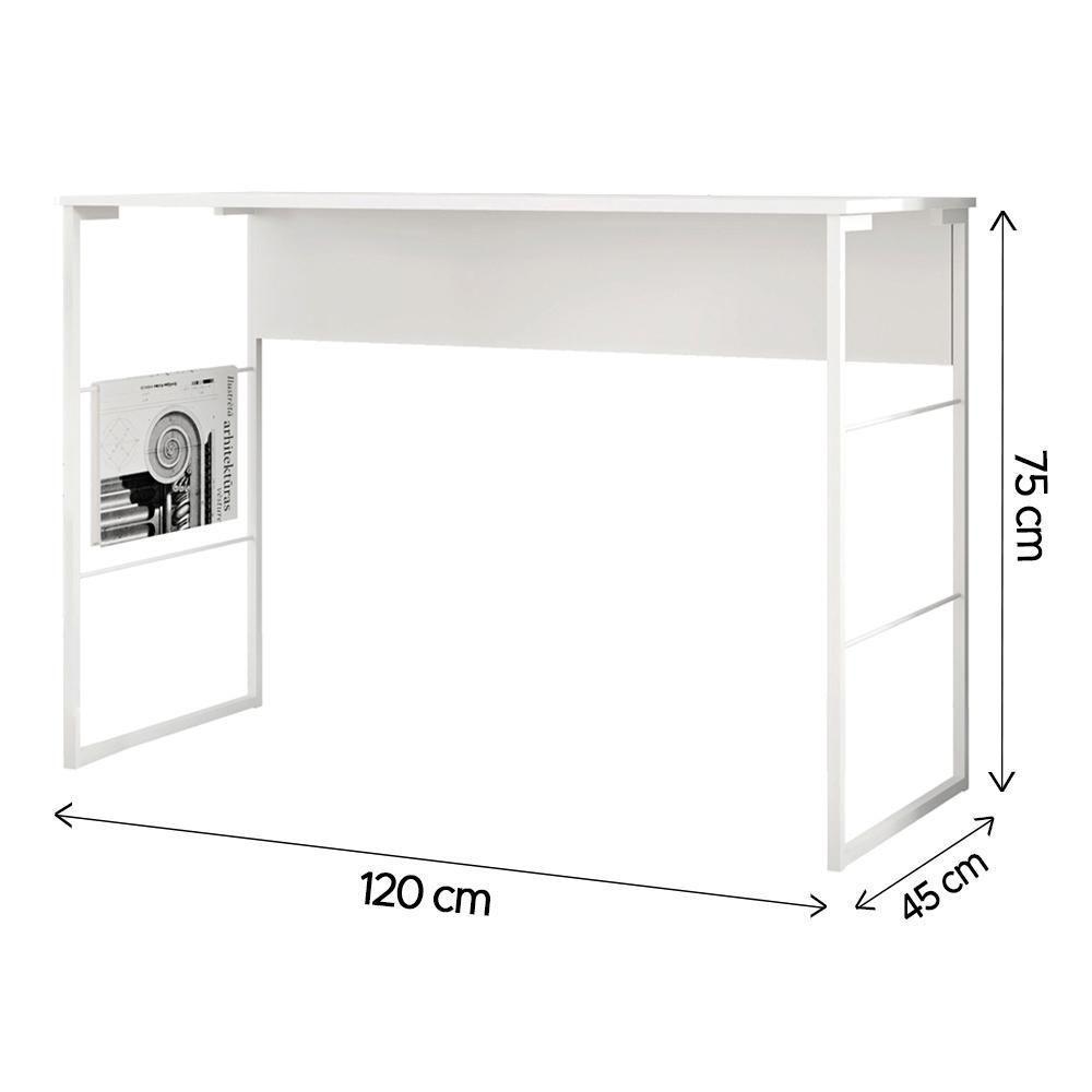 Mesa Para Café Aparador Buffet 120cm Fabrick Branco Caemmun - 2