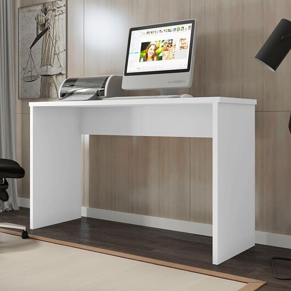 Mesa Para Escritório Parati L01 Branco - Adj Decor - 2