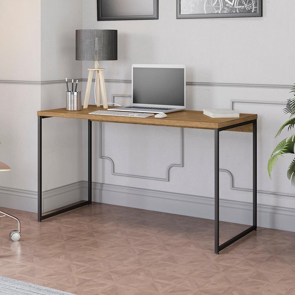 Mesa De Escritório Escrivaninha Industrial Freijó 1,36m - 1