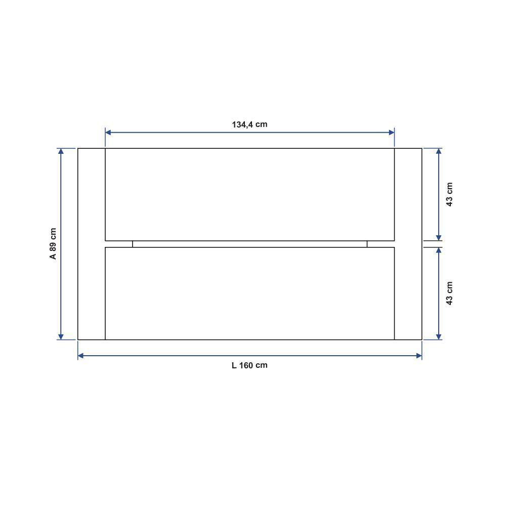 Mesa Para Computador Gamer E Painel Para Tv Até 55 Polegadas Preto Carraro - 5