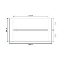 Mesa Para Computador Gamer E Painel Para Tv Até 55 Polegadas Preto Carraro - 5